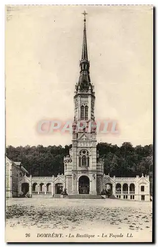 Domremy Cartes postales La basilique La facade