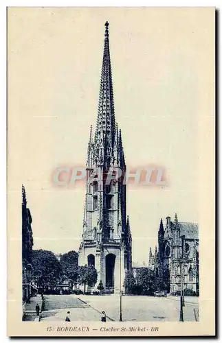 Bordeaux Cartes postales Clocher St michel