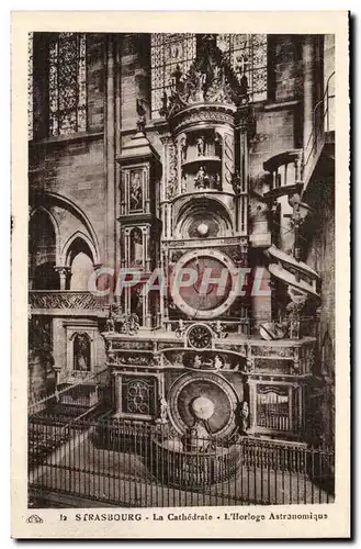 Strasbourg Cartes postales La cathedrale Horloge astronomique