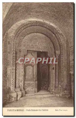 Paray le Monial Ansichtskarte AK Porte romane des cloitres