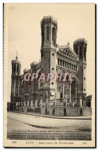 Lyon Cartes postales Basilique de Fourviere