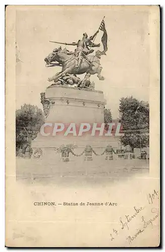 Chinon Cartes postales Statue de Jeanne d&#39arc