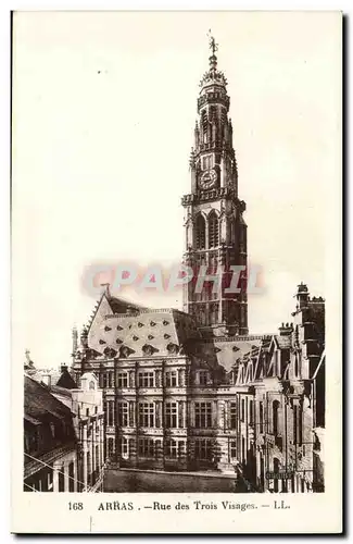 Arras Cartes postales Rue des TRois Visages