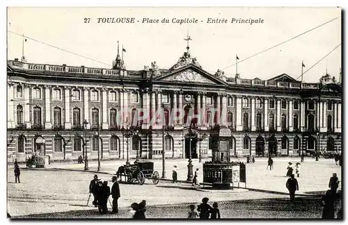 Toulouse Cartes postales Place du CApitole Entree principale