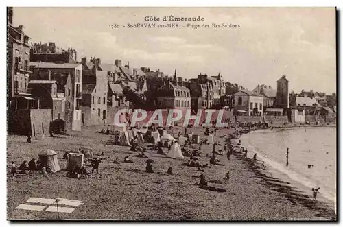 St SErvan sur Mer Cartes postales Plage des Bas Sablons