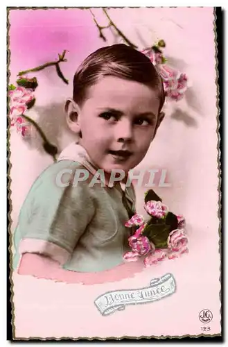 Cartes postales Fantaisie Enfant Bonne annee