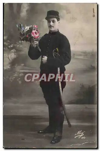 Cartes postales Fantaisie Homme Militaire Militaria