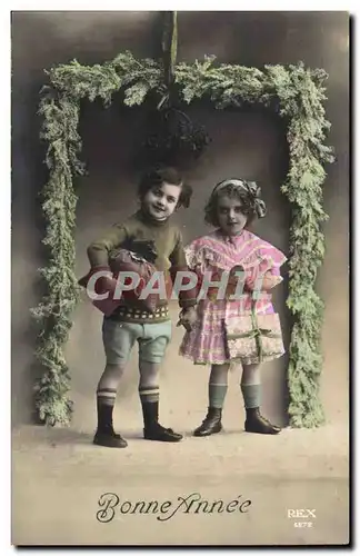 Cartes postales Fantaisie Enfants Bonne annee