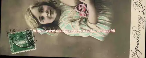 Cartes postales Fantaisie Enfant Bonnes fetes (paques oeuf)