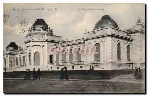 Belgique Belgie Cartes postales Exposition universelle de Liege 1905 Le palais des Beaux arts