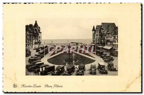 Belgique Belgie Ansichtskarte AK Knocke Zoute Place Albert (automobiles)