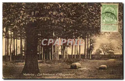 Belgique Belgie Cartes postales WAterloo Les tombeaux d&#39Hougoumont