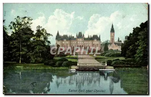 Great BRitain Cartes postales Eaton hall near Chester