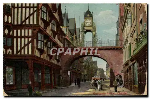 Great BRitain Ansichtskarte AK Eastgate Street Chester