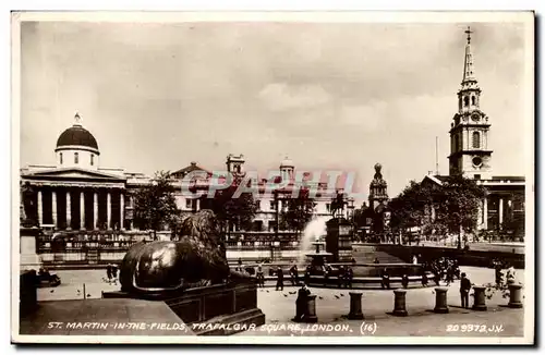 Great BRitain Ansichtskarte AK St martin in the fields Trafalgar square london londres