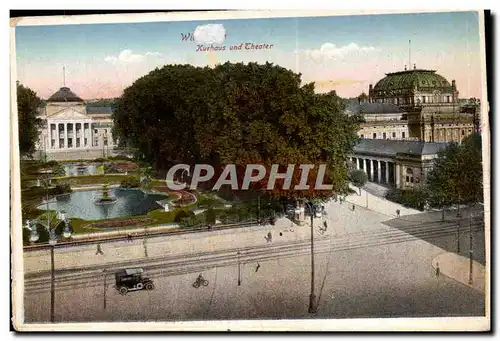 Autriche Austrao Osterreich Wien Cartes postales Kurhaus und theater
