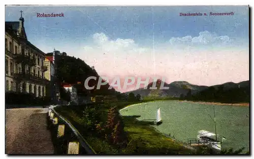 Cartes postales Rolanseck Drachenfels u Nonneworth