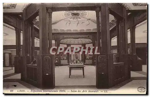 Lyon Cartes postales Exposition internationale 1914 Salon des Arts DEcoratifs