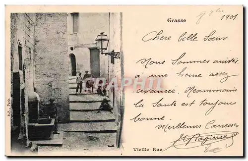 Cartes postales Grasse Vieille rue (enfants)