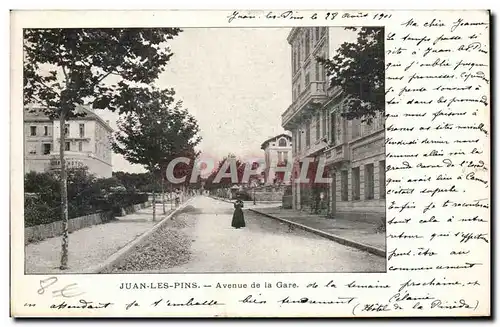 Juan les Pins Cartes postales Avenue de la gare