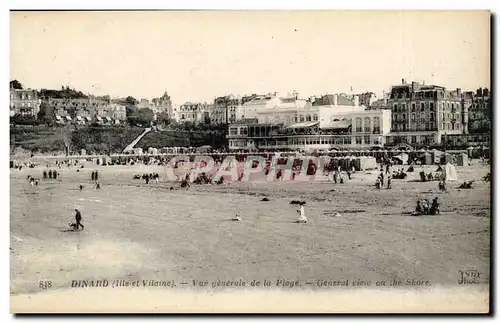 Dinard Cartes postales Vue generale de la plage