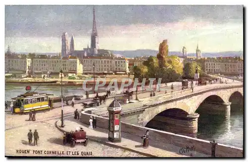 Rouen Cartes postales Pont Corneille et les quais