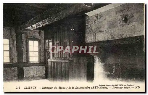 Lisieux Cartes postales Interieur du manoire de la salamandre Premier etage