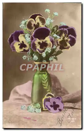 Cartes postales Fantaisie Fleurs