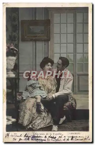 Cartes postales Fantaisie Diamant Des joies de la famille (enfant)