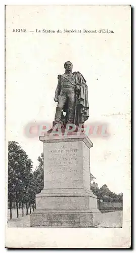 Reims Ansichtskarte AK La statue du Marechal Drouet d&#39Erlon