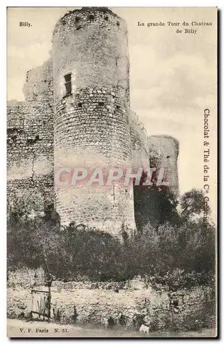 Billy Cartes postales La grande tour du chateau