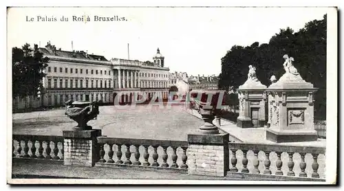 Cartes postales Le palais royal a Bruxelles Belgique Belgie