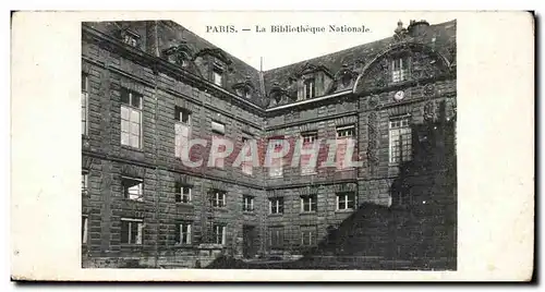 Paris Cartes postales La bibliotheque nationale (library)