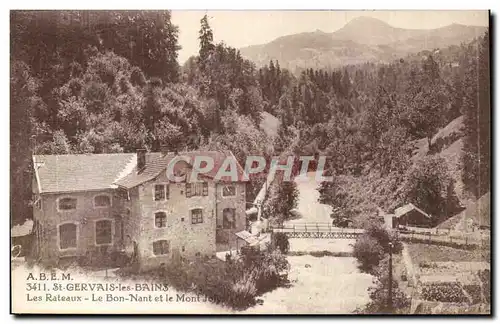 St GErvais les Bains Cartes postales Les Rateaux le Bon Nant et le Mont Joly