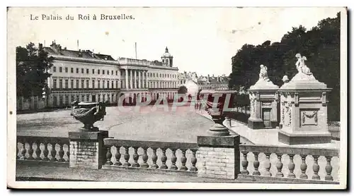 Belgie Belgique Cartes postales Le palais du roi a Bruxelles