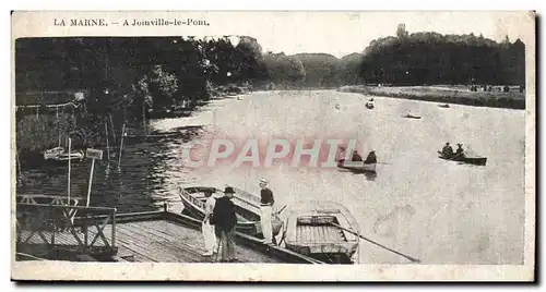 Cartes postales La Marne a Joinville le pont