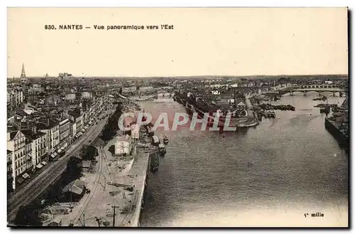 Nantes Cartes postales Vue panoramique vers l&#39est