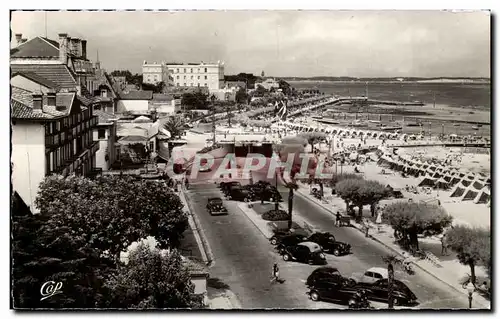 Arcachon Cartes postales Promenade du bord de mer et la plage