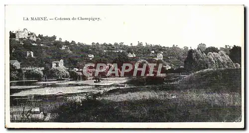 La Marne Ansichtskarte AK Coteaux de Champigny