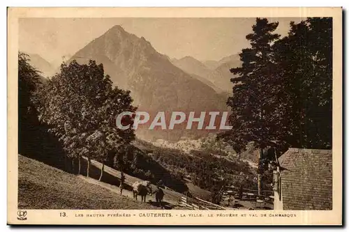 Cauterets Ansichtskarte AK Le peguere et le val de CAmbasque