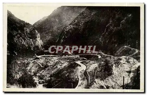 Pyrenees Ocean Ansichtskarte AK Route de Pierrefitte a CAuterets Le limacon