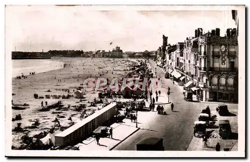 Sables d&#39olonne Cartes postales Le remblai et la plage