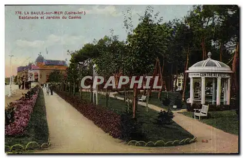 La Baule sur Mer Ansichtskarte AK Esplanade et jardins du casino