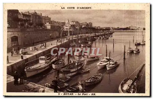 Royan Cartes postales Le port (bateaux)