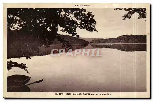 Ansichtskarte AK Le lac Pavin vu de la rive Sud Auvergne