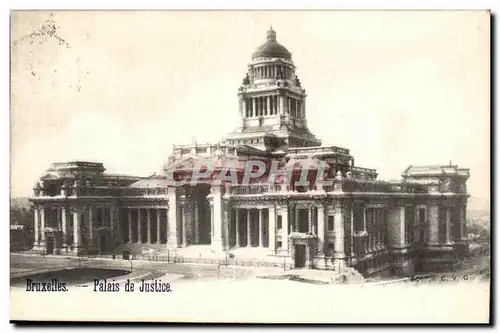 Belgie Belgique Bruxelles Ansichtskarte AK Palais de justice