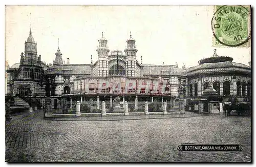 Belgie Belgique ostende Ansichtskarte AK Kursaal Vue de derriere