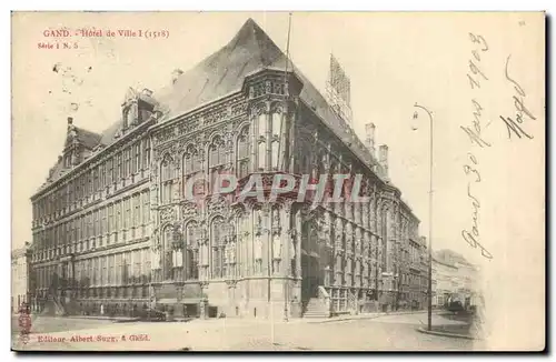 Belgie Belgique Gand Ansichtskarte AK Hotel de ville (1518)