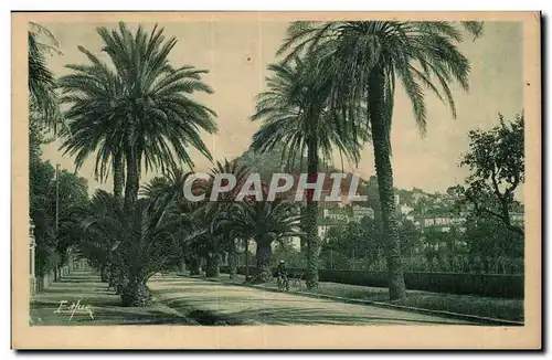 Hyeres les Palmiers Ansichtskarte AK Avenue Godillot Panorama sur la ville