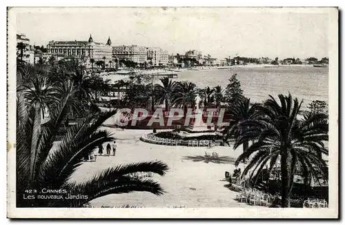 Cannes Cartes postales Les nouveaux jardins